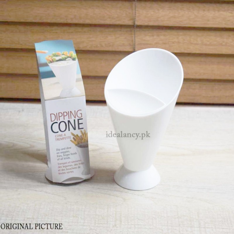 French Fries Dip Cone Cup with Sauce Holder