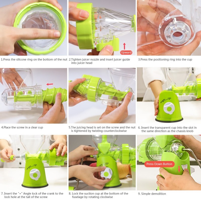 Manual Hand Juicer Multi Grinder