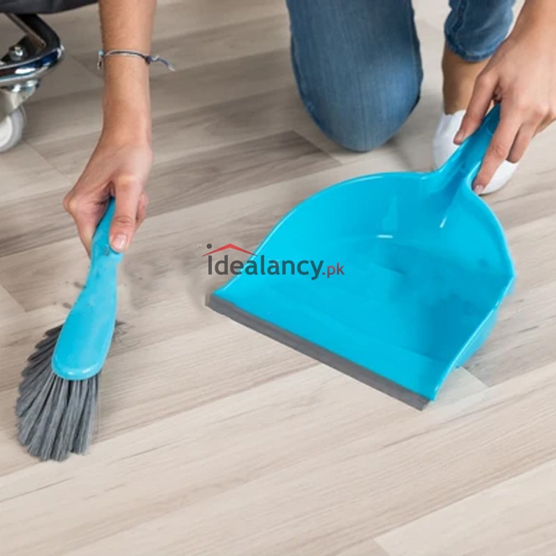 Dust Pan with Brush