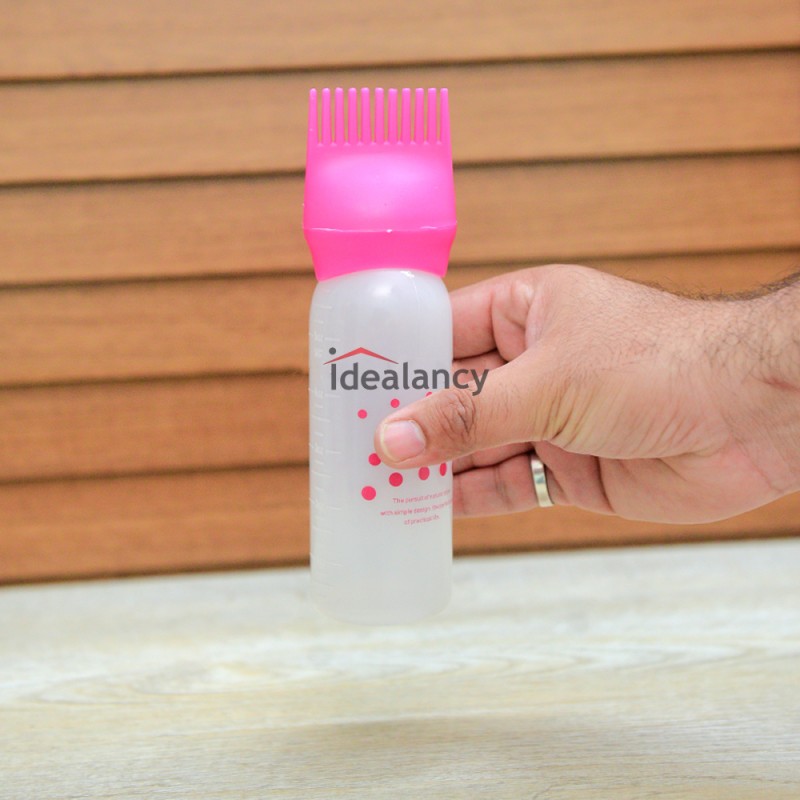 Hair Oil Comb bottle