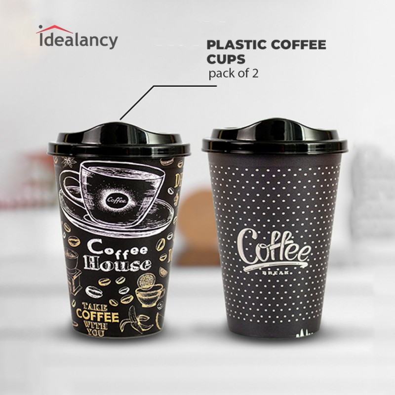 Coffee Cup - Reusable - Pack Of 2pc