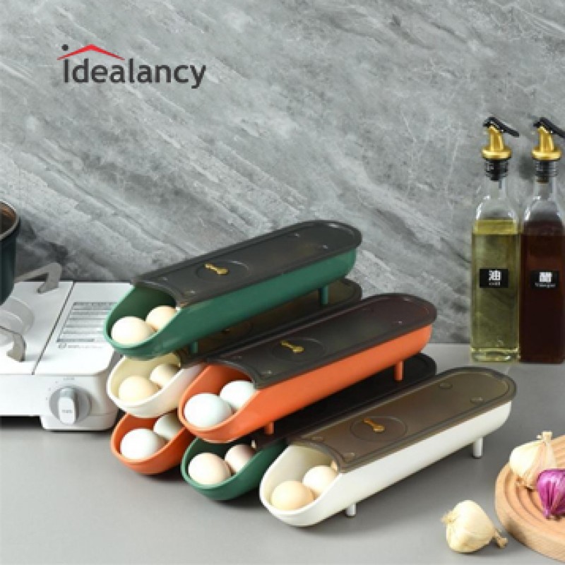 Refrigerator Rolling Egg Storage Box