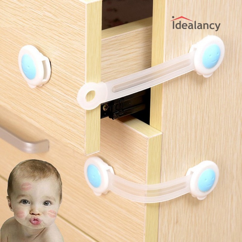 Cabinet & Fridge Bend Lock - Child Safety Pack of 2