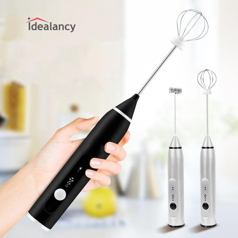 2 In 1 Coffee Egg Beater Rechargeable