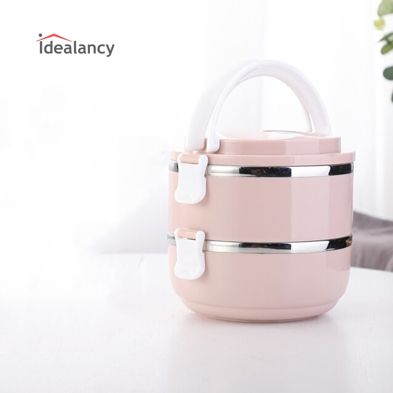 2 Layer Insulated Lunch Box Stainless Steel