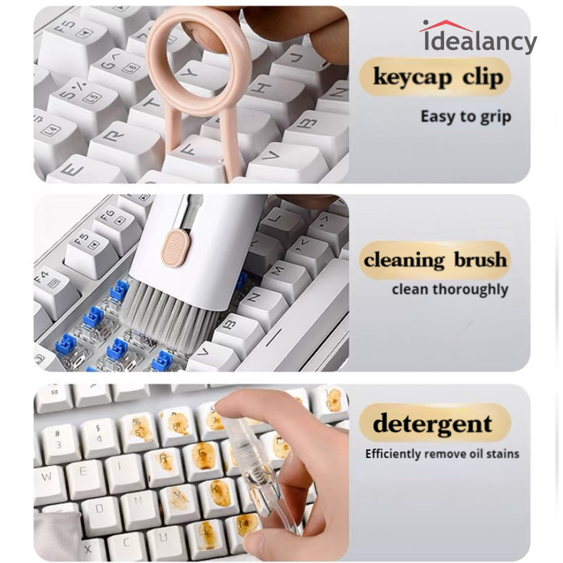 7 In 1 Cleaner Brush Kit Set