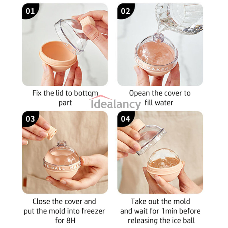 Silicone Ice Ball Mold Pack Of 2Pc
