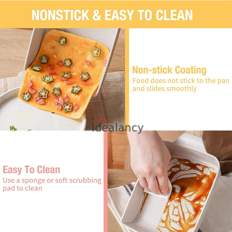Egg Frying Pan Non-Stick -Square
