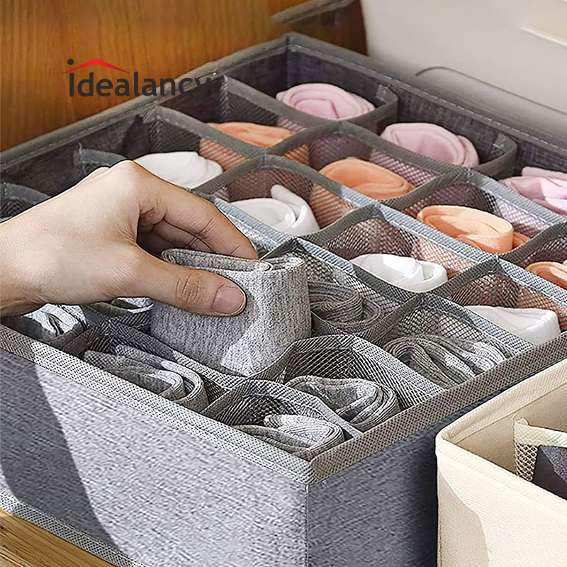 Socks Storage Organizer Box 24 Pocket