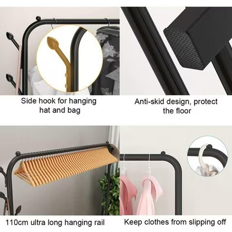 Clothes Hanging Stand Rack With Hook