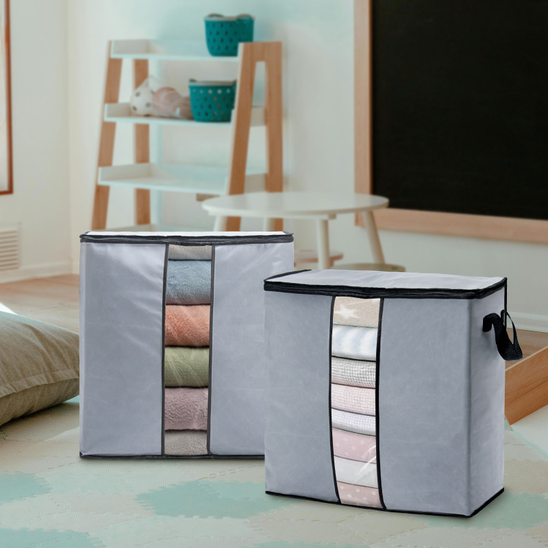 Blanket Cloth Bag Grey Pack Of 4