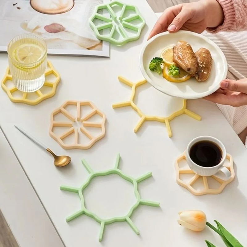 Silicone Heat Insulation Pot Mat Pack Of 2