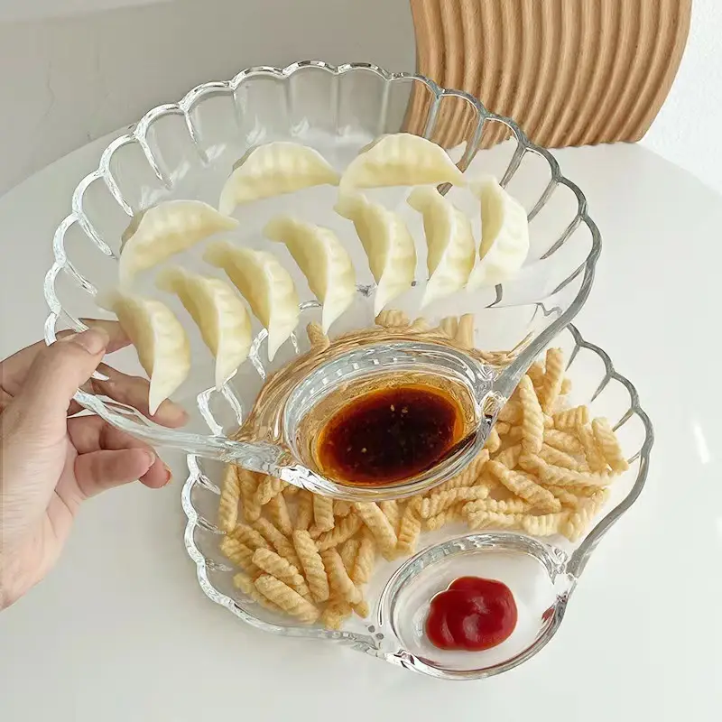 Shell Plastic Sauce Plate