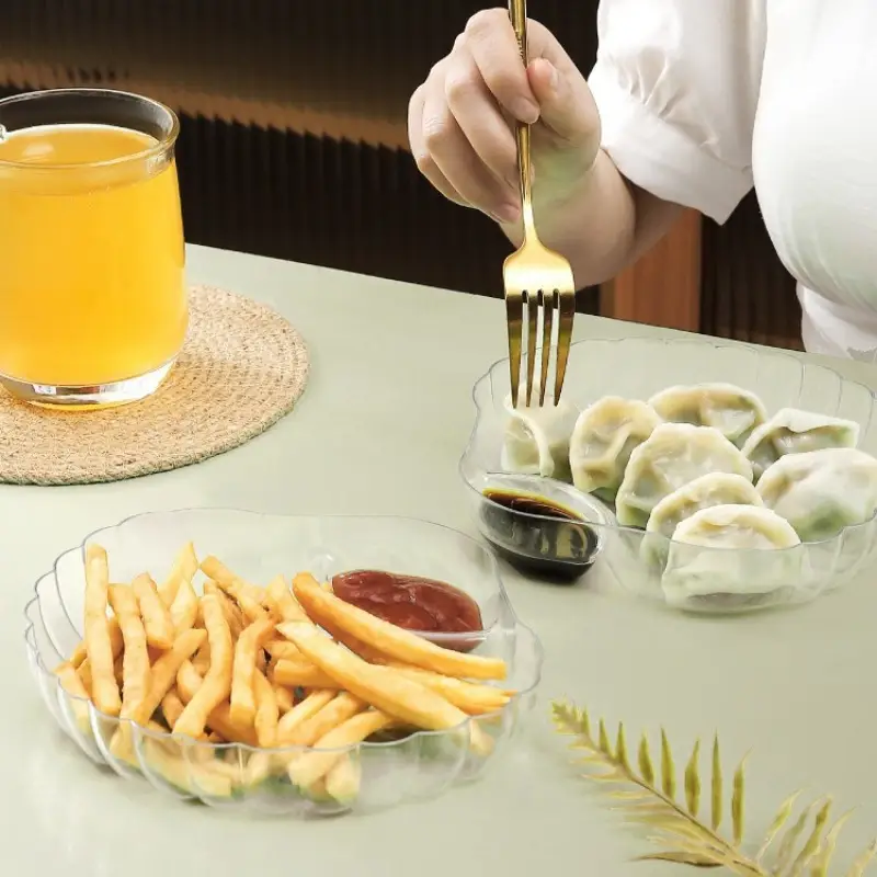 Shell Plastic Sauce Plate
