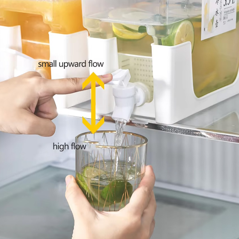 Cold Beverage Dispenser With Stand 3.5L