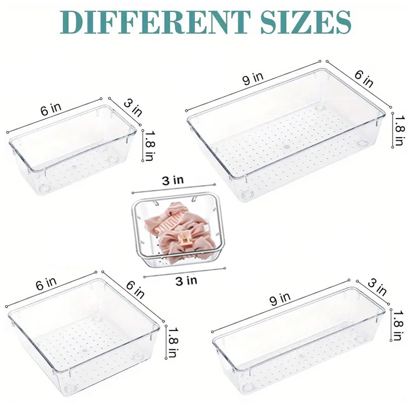 Acrylic Drawer Organizer Tray