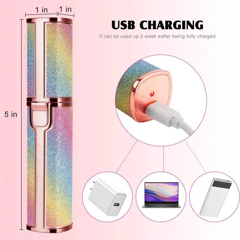 Rainbow Flawless Painless Face Hair Remover