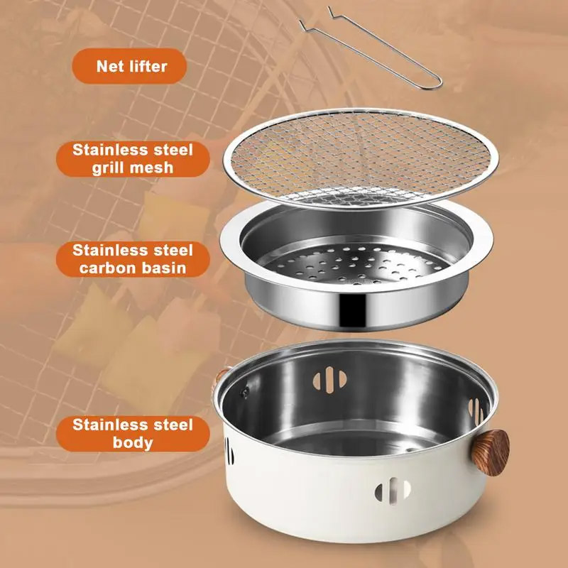Portable BBQ Stove With Detachable Grill