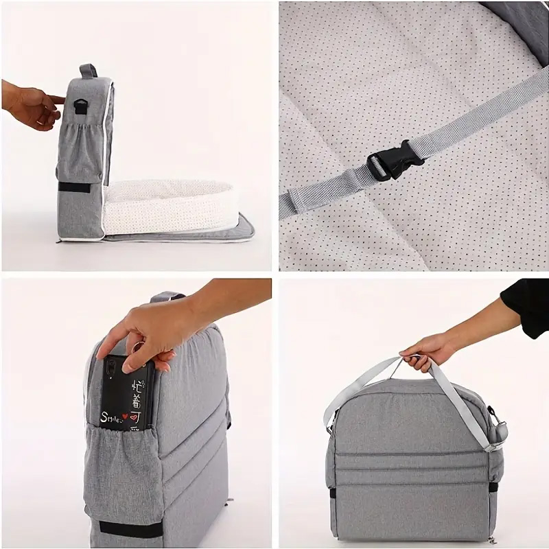 Foldable Baby Bed Nest With Mosquito Net & Toy