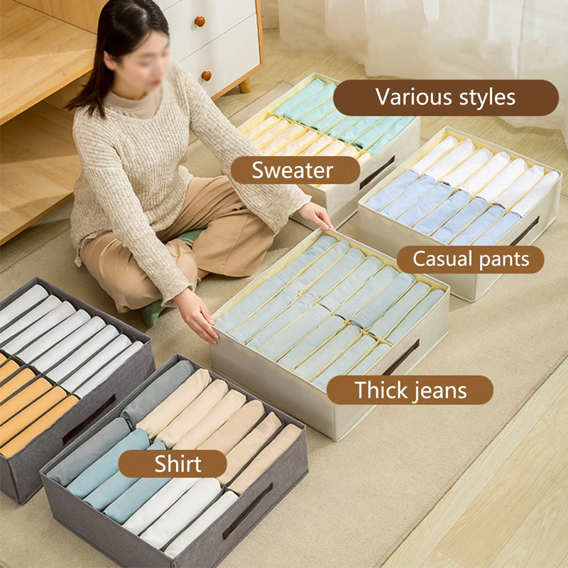 14 Grids Wardrobe Foldable Storage Box