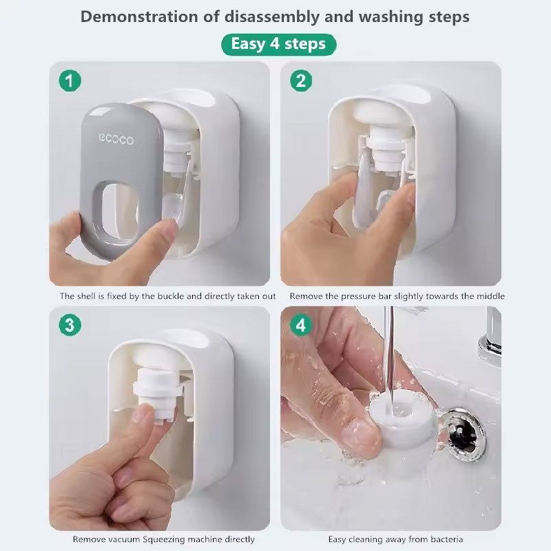 Automatic Toothpaste Squeezer Dispenser