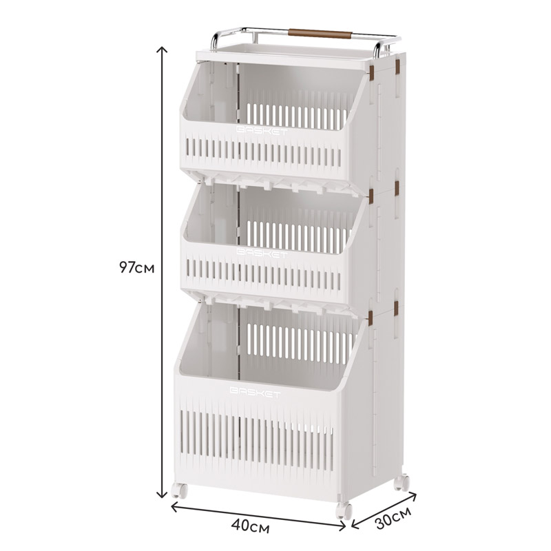 3-Tier Multi-Functional Storage Cart Organizer