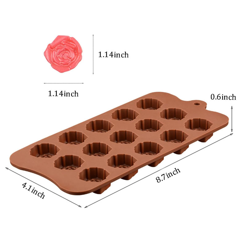 Silicone Mini Chocolate Molds For Baking