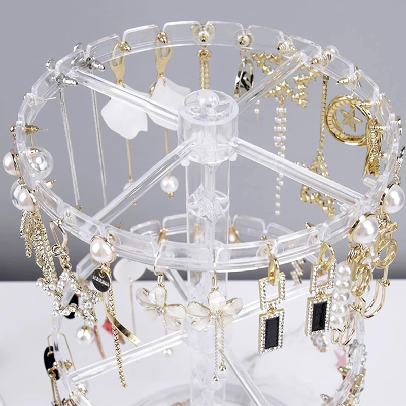 Acrylic Rotating Earring Display Stand