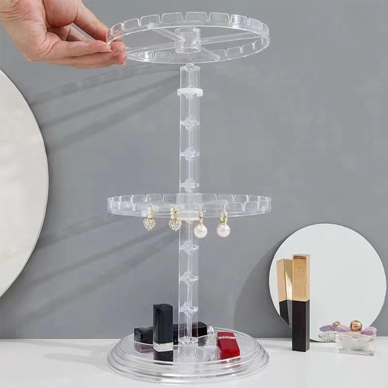 Acrylic Rotating Earring Display Stand