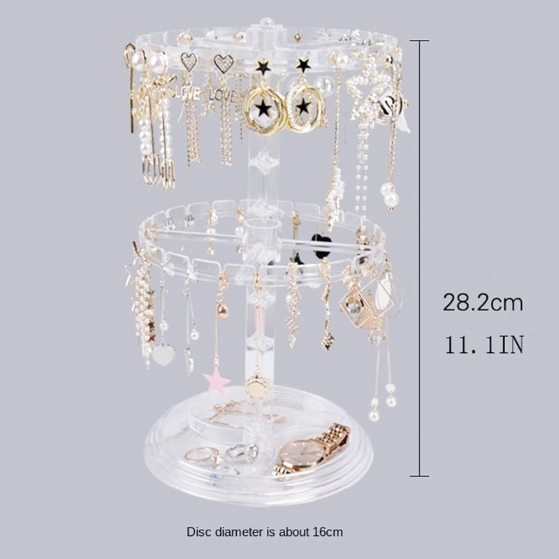 Acrylic Rotating Earring Display Stand
