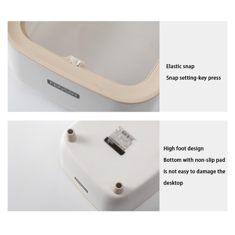 Mini Trash Bin With Press Lid