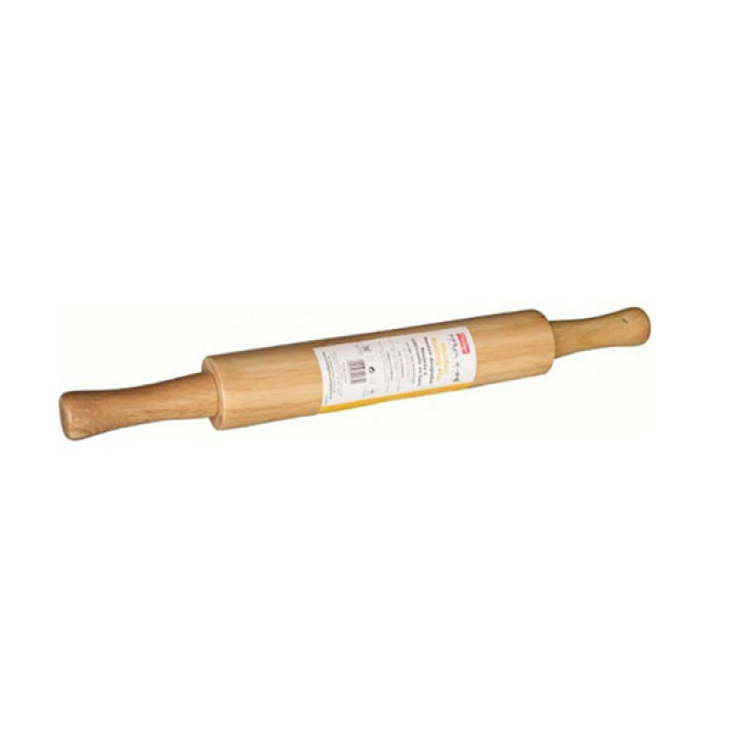 Prestige Wooden Rolling Pin — Solid Hardwood Dough Roller for Baking