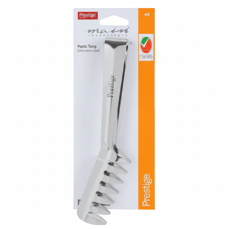 Prestige Spaghetti Tong — Stainless Steel Pasta & Noodle Serving Tongs
