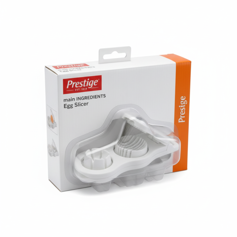 Prestige 2-in-1 Egg Slicer — Dual-Function Stainless Steel Egg & Cheese Cutter