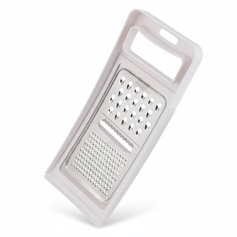 Prestige Stainless Steel Flat Grater — 3-Way Multi-Function Cheese & Vegetable Grater