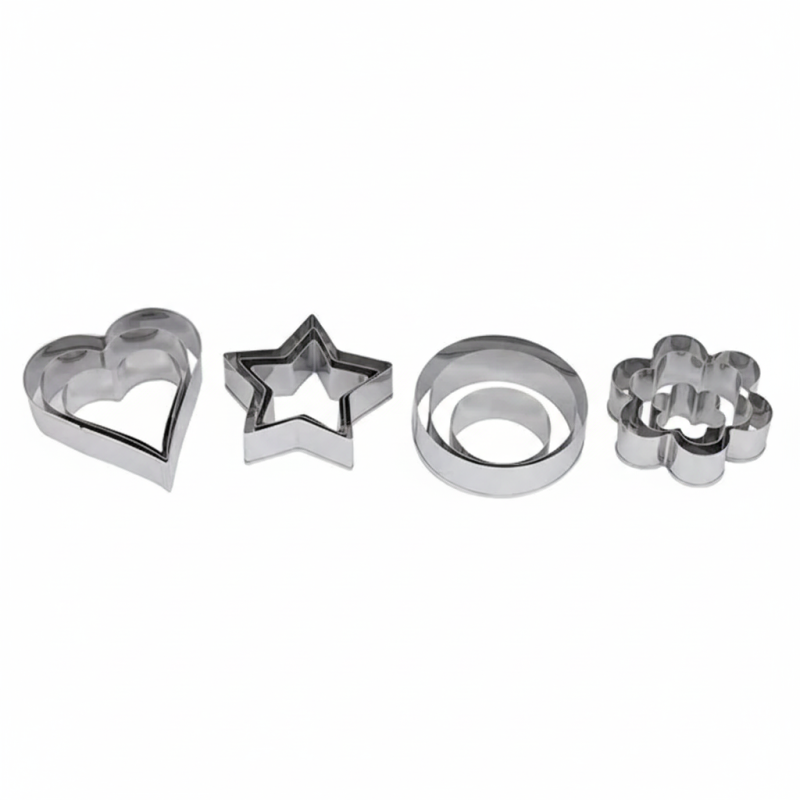 Prestige 12-Piece Biscuit Cutter Set — Stainless Steel Cookie & Shape Cutters
