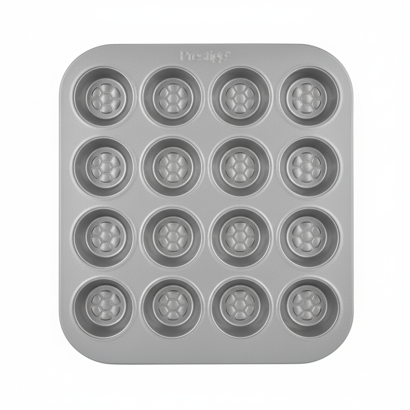 Prestige 12 Cup Mini Muffin Pan — Non Stick Bakeware for Bite Sized Treats cupcake