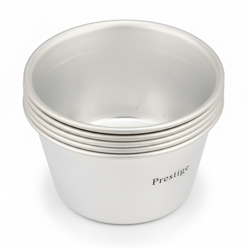 Prestige 4 Piece Mini Plum Cup Cake Mold Set