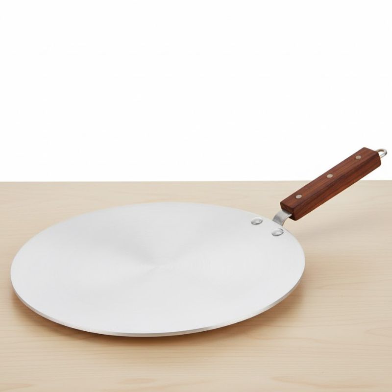 Elegant Heavy Tawa with Hook 30cm – Durable Flat Griddle for Pancakes & More