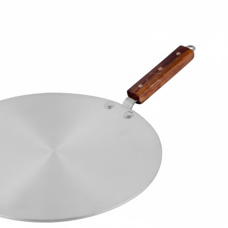 Elegant Heavy Tawa with Hook 30cm – Durable Flat Griddle for Pancakes & More