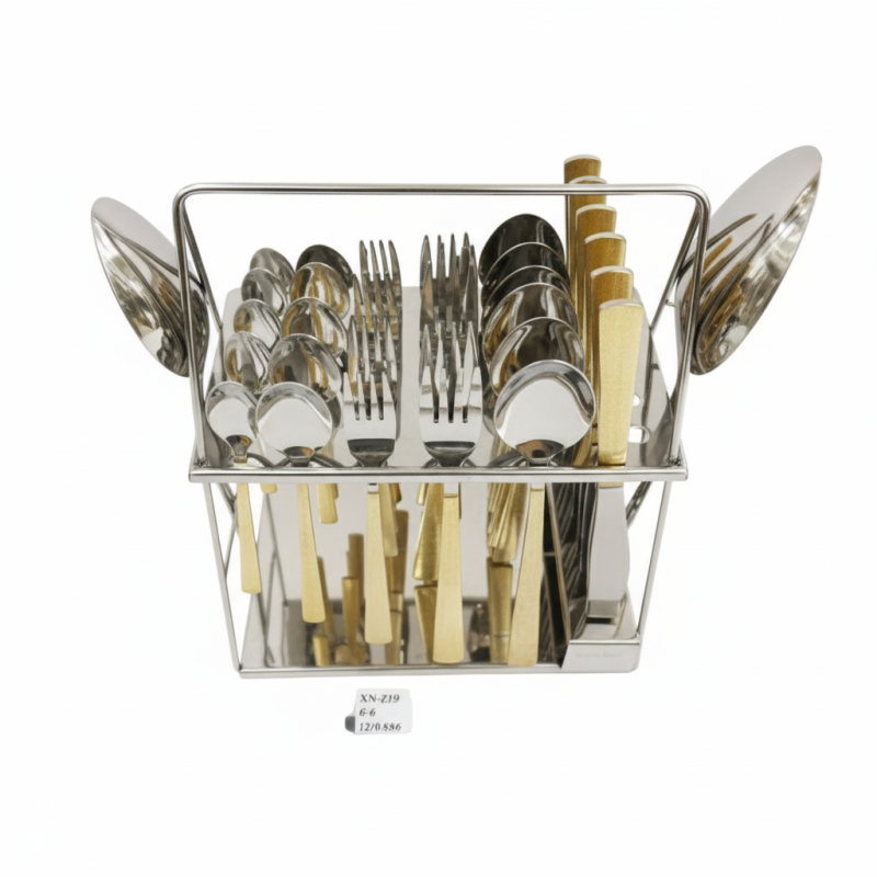 Alpenberg Textured Cutlery Set 38 Piece Stainless Steel Flatware Collection