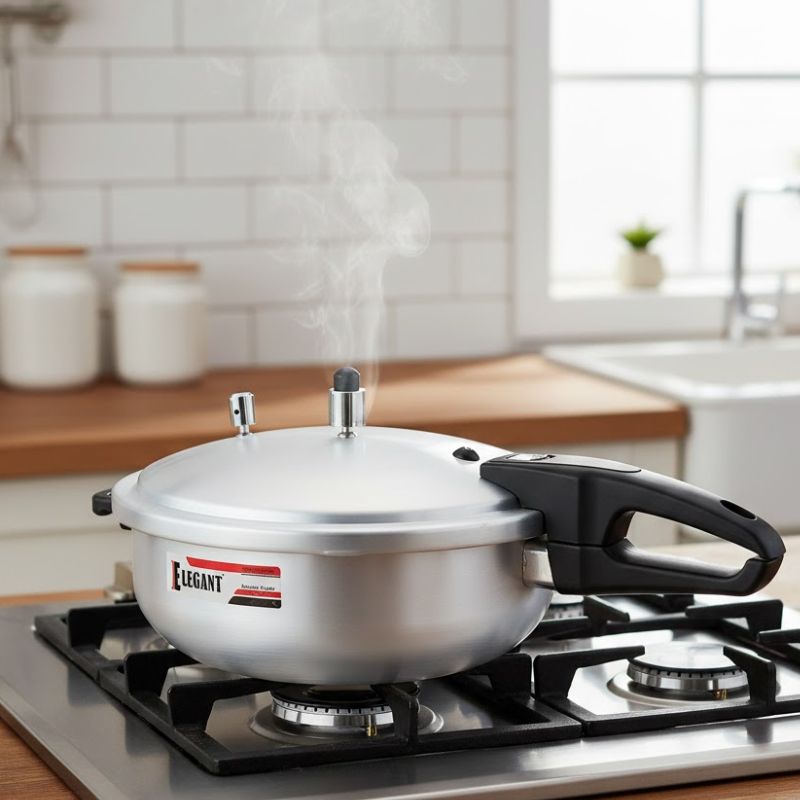 Elegant Wok Style Pressure Cooker Bollitto Series 9 Liter