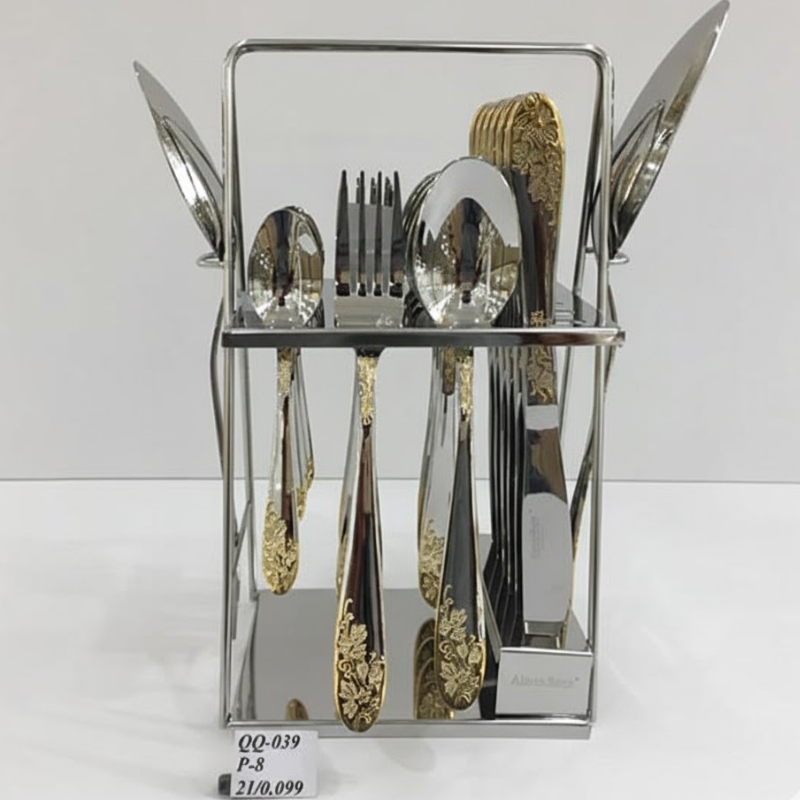 Alpenberg Stainless Steel Cutlery Set 26 Piece floral collection