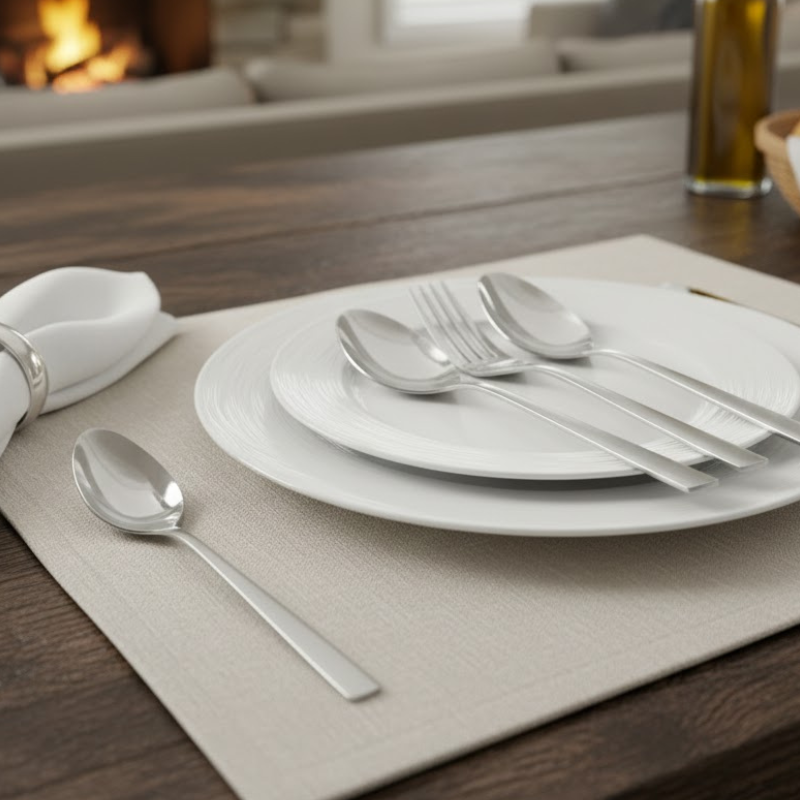 Alpenberg Stainless silverware Steel Cutlery Set 52 Piece