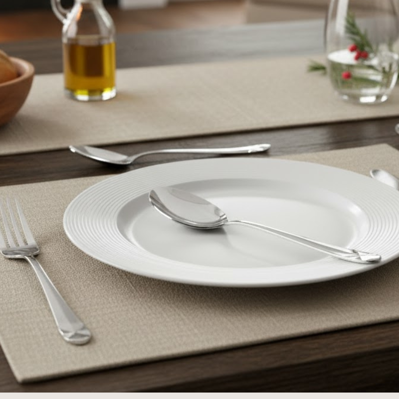 Alpenberg Stainless Steel Cutlery Set 52 Piece silver flat