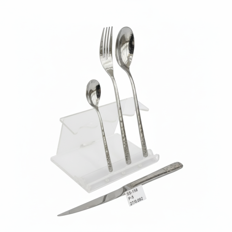 Alpenberg Stainless Steel Cutlery Set  52 Piece Wheat Textured