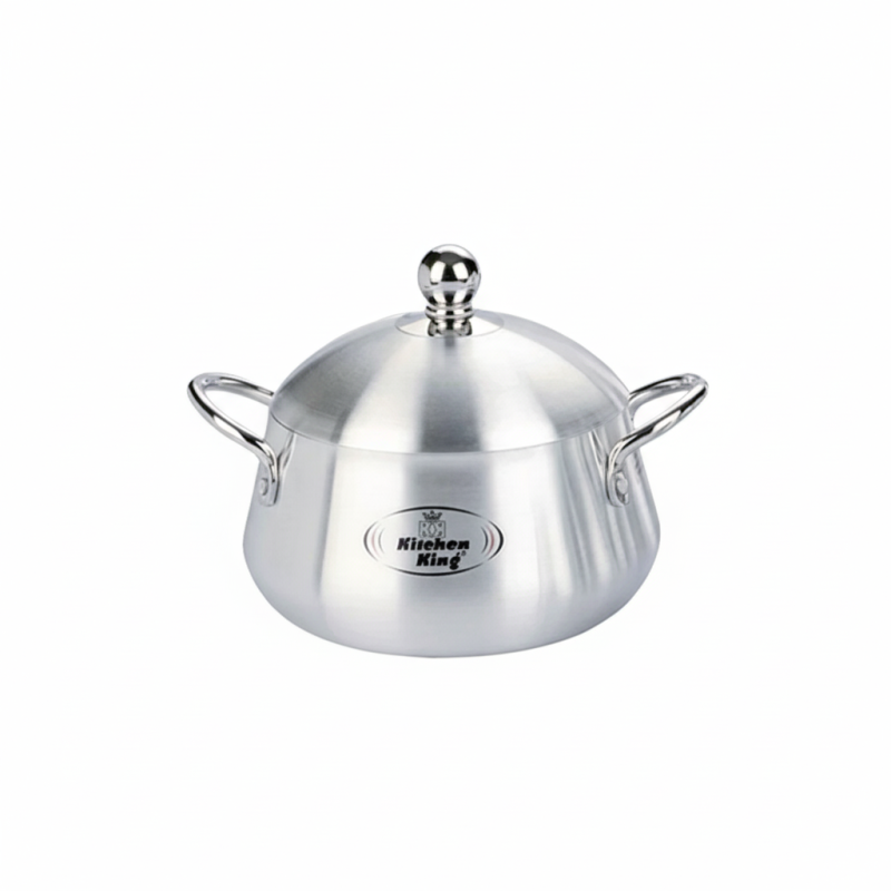 Kitchen King  Julia Belly Pot Metal Finish Cooking Pot