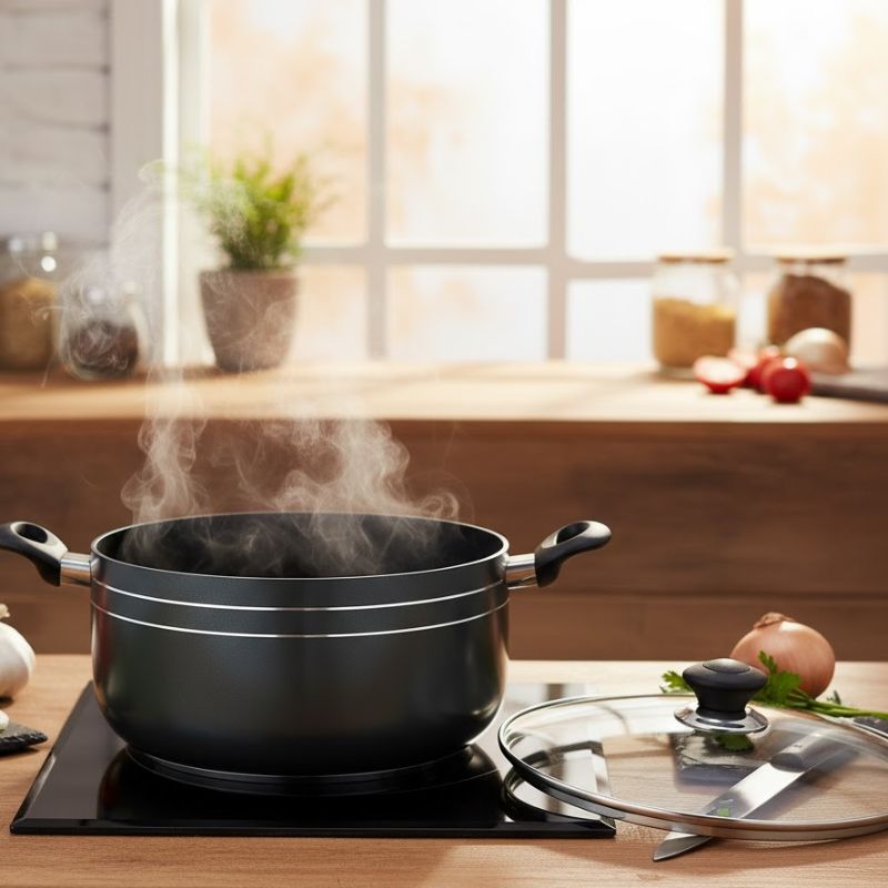 Kitchen King Krafto Casserole 26cm with Glass Lid