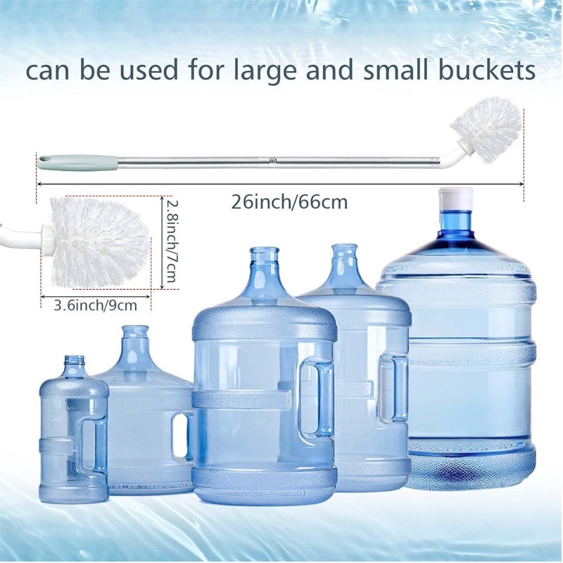 Water Can Washing Brush - Stainless Steel Rod