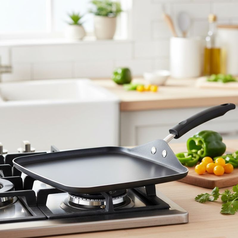 Kitchen King Square Grill Pan 28 cm